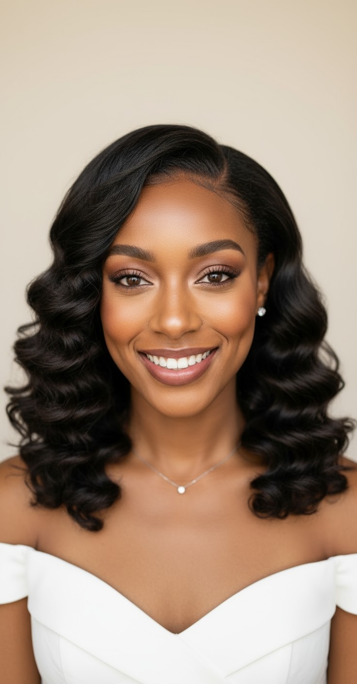 After Hair Curls For Wedding